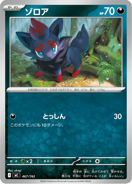 Zorua 467/742 Start Deck 100 Battle Collection