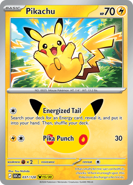 Pikachu - 30th Celebration (30C) #37 – Limitless