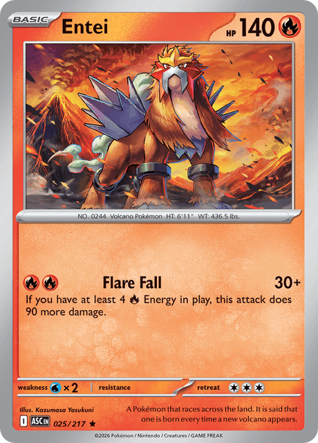 Entei - Ascended Heroes (ASC) #25 – Limitless