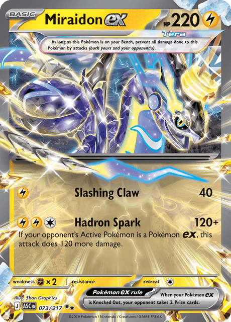 Miraidon ex - Ascended Heroes (ASC) #73 – Limitless