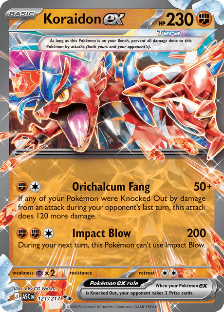 Koraidon ex - Ascended Heroes (ASC) #121  Limitless