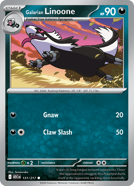 Galarian Linoone - Ascended Heroes (ASC) #131 – Limitless