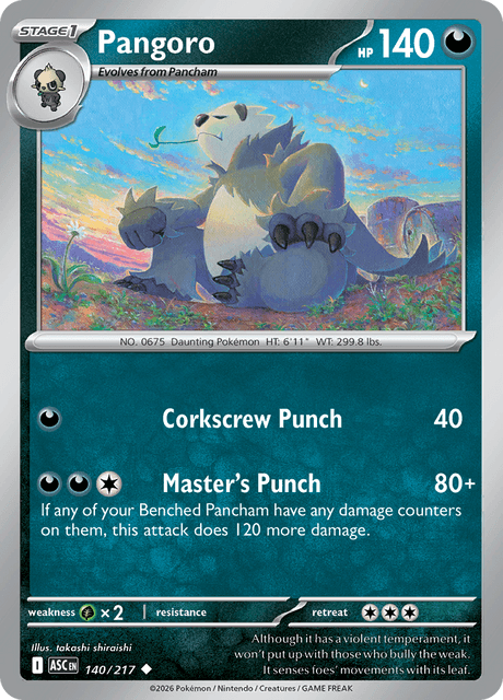 Pangoro - Ascended Heroes (ASC) #140  Limitless