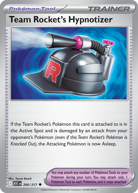 Team Rocket's Hypnotizer - Ascended Heroes (ASC) #206 Limitless Team Rocket's Hypnotizer - Ascended Heroes (ASC) #206 Limitless