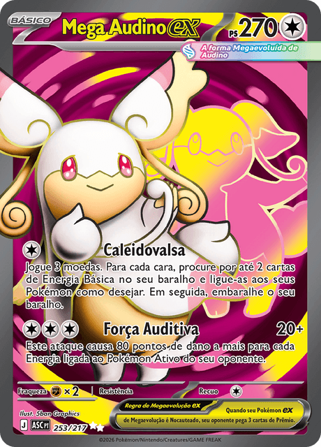 Mega Audino ex - Heróis Excelsos (ASC) #253 – Limitless