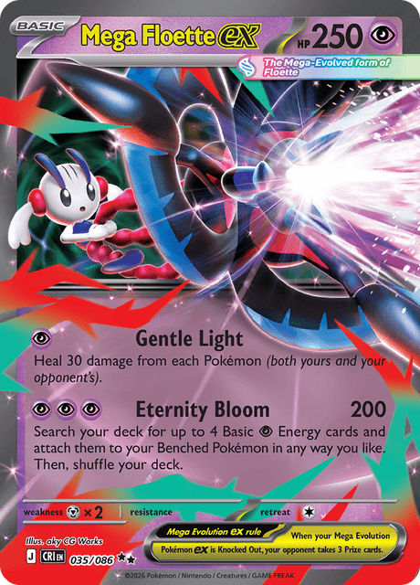 Mega Floette ex - Chaos Rising (CRI) #35  Limitless