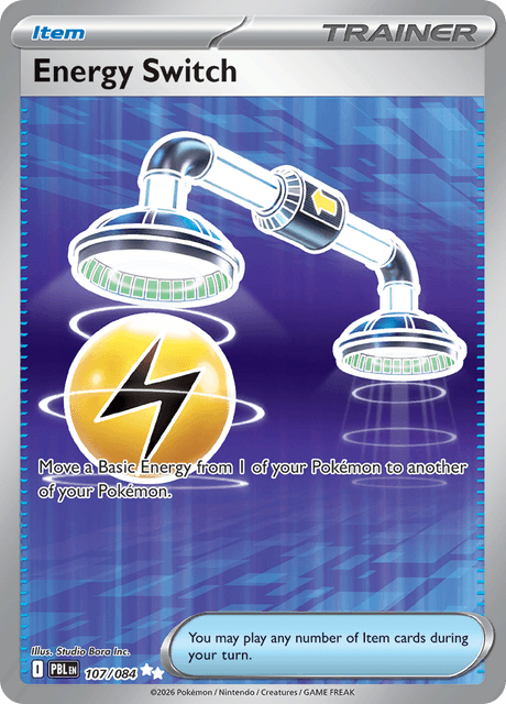 pokemon trainer switch card Energy (107/130) [Diamond & Pearl: Base Set] – Plug Item / / Card Text Scramble Switch | Surging Sparks