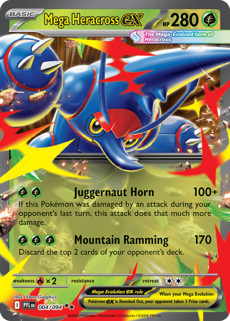 Mega Heracross ex - Phantasmal Flames (PFL) #4 – Limitless