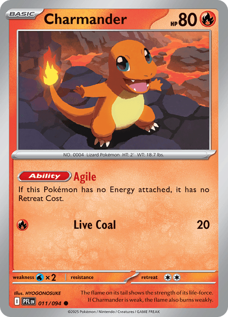 basic charmander pokemon card POKMON GAME sv3 012/108 C Fire / 70 / Basic Attack 1 Charmander Cards in Pokmon TCG