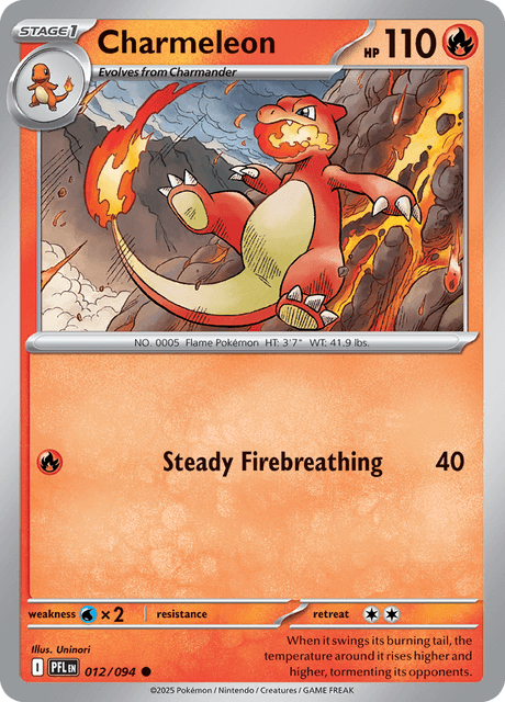 Charmeleon - Phantasmal Flames (PFL) #12 Limitless Charmeleon - Phantasmal Flames (PFL) #12 Limitless