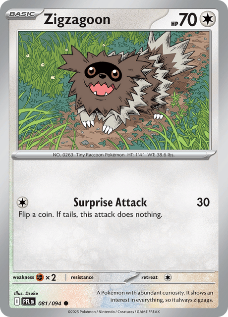 Zigzagoon - Phantasmal Flames (PFL) #81 – Limitless