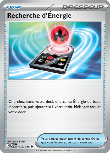 Recherche d'Énergie